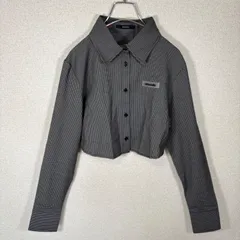 EMODA クロップドシャツ チェック柄 短丈 コンパクトシルエット F 新品タグ付のサムネイル