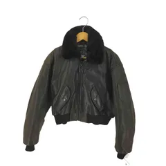 アヴィレックス AVIREX USA製 B-15 レザーフライトジャケット レディース import：M 