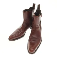 【中古】セルジオロッシ Sergio Rossi サイドゴア ブーツ ブラウン【サイズ6 1/2】【メンズ】