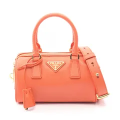 プラダ PRADA ハンドバッグ SAFFIANO LUX 1BB846 オレンジ サフィアーノレザー SAFFIANO LUX 2wayハンドバッグ レディース Used A