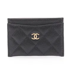 シャネル CHANEL カードケース マトラッセ ブラック レザー マトラッセ カードケース レディース 未使用