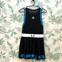 GR1365 アディダス メッシュワンピース テニスウェア レディース M ブラック