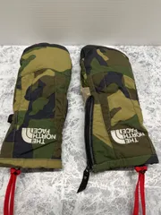 送料無料！！THE NORTH FACE　ザノースフェイス　キッズ手袋　ミトン　迷彩柄　キッズMサイズ　#80130MOAMT