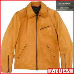 JACKROSE ジャックローズ ライダースジャケット L 本革 シングル メンズ 3 レザージャケット バイク 茶 キャメル レザーライダースジャケット_サイズL一覧←SEULB屋着古← X8216