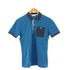 ラコステ LACOSTE SLIM FIT ポロシャツ 半袖 3 ブルー ネイビー /ES ■OS