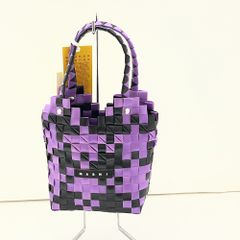 marni カゴバッグ ハート トートバッグ ブルー ミニバッグ マーケット