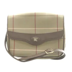 バーバリー BURBERRY ショルダーバッグ クロスボディ チェック カーキ /SS ■OS