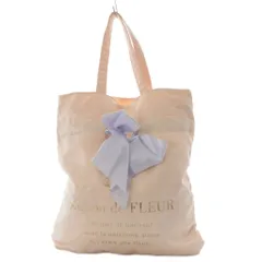 メゾンドフルール Maison de FLEUR シングルリボントートバッグ ピンク /YO2