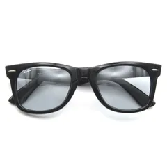 美品 Ray-Ban レイバン サングラス RB2140-F WAYFARER イタリア製 ウェイファーラー フルフィット 601/R5 ブラック 65009634