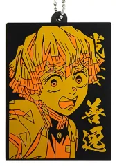 【中古】キーホルダー 我妻善逸 ラバーマスコット 「一番くじ 鬼滅の刃 ～鬼の棲む街～ 其ノ弐」 H賞