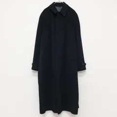 Paul Smith COLLECTION　ポールスミスコレクション　バルカラーコート　ステンカラー　ロング　カシミヤ　ウール　ブラック　メンズ　Lb00221