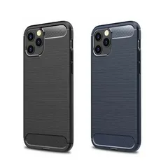 iPhone 13Pro ケース カバー 背面タイプ 対応 ケース カバー 背面タイプ ソフトケース TPU素材 カーボン調 ブラッシュドメタル調 耐衝撃 衝撃吸収 傷防止 シンプル