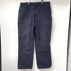 【中古】Carhartt ダック地ペインターパンツ 40×34 ネイビー B11 MDT メキシコ製 カーハート[17]