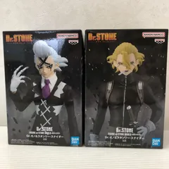 ▲Dr.STONE FIGURE of STONE WORLD 造形の科学 Dr.ゼノ＆スタンリー・スナイダー 2種セット フィギュア 未開封品 smtketc093936