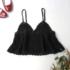 Spick & Span スピックアンドスパン クロシェニットキャミソール (83K＋9611)26H