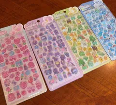 海外製　４セット　立体シール ボンボンドロップ好きにも