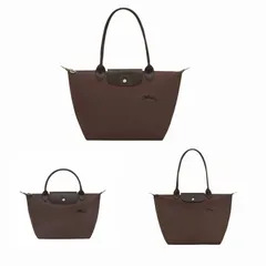 longchamp 919 ロンシャン ル プリアージュ グリーンS,M, L トートバッグ バッグ キャンバス レザー レディース[並行輸入]
