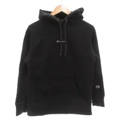 チャンピオン CHAMPION リバースウィーブ REVERSE WEAVE プルオーバーパーカー フーディー 長袖 裏起毛 S 黒 ブラック C8-L151 /GV