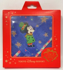 東京ディズニーリゾート ミニタオル Christmas ミッキー(緑コート)/Happy Winter Holidays 2016