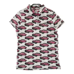 サイズ：1 JACK BUNNY ジャックバニー  半袖ポロシャツ 車柄 ホワイト系 [240101610302] ゴルフウェア レディース ストスト