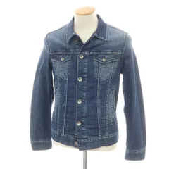 【中古】ガス GAS ストレッチ デニムジャケット ネイビー【サイズ46】【メンズ】のサムネイル