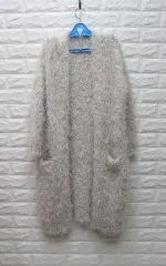 t30 ファー糸は実 ロングカーディガン レディース 55-77 / 倉庫ギャラリー