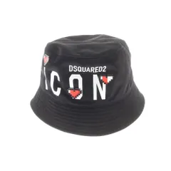 【新品】ディースクエアード DSQUARED2 ナイロン バケットハット ブラック【サイズS】【メンズ】のサムネイル
