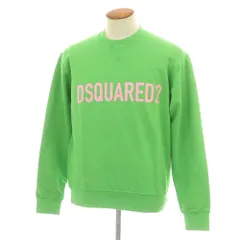 【新品】ディースクエアード DSQUARED2 コットン クルーネック スウェット ライトグリーン【サイズM】【メンズ】