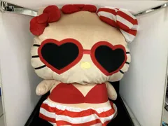 ハローキティ　日焼けキティ　ビッグぬいぐるみ　ビッグクッション