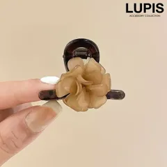 ヘアアクセサリー ヘアクリップ フラワー エレガント 40代 50代 上品 大人っぽ 華やか 小さめ ヘアアレンジ ルピス LUPIS v2848