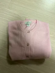 シエンヌ・ヘップバーン・ウール・カシミア・カーディガン・ピンク