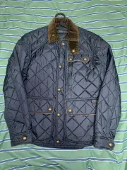 ポロラルフローレン ネイビー キルティング ジャケット S
