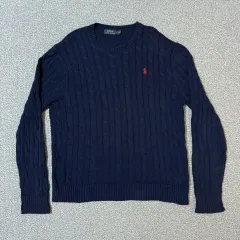 ポロラルフローレン ケーブル編みニット XL