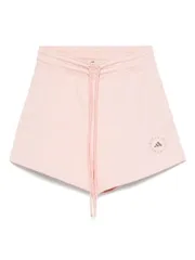 ADIDAS BY STELLA MCCARTNEY ロゴ コットン ショートパンツ 送料無料