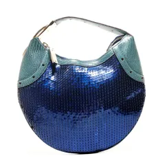 GUCCI グッチ ハンドバッグ スパンコール ホーボーバッグ バックルデザイン【中古】