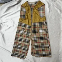 BURBERRY　バーバリー　コートライナー　ノバチェック柄　ベージュ　茶色　ノースリーブ　ライナーのみ　フルジップアップ