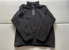 ユニクロxホワイトマウンテニアリング フリース プルオーバー(ハーフジップ) ブラック