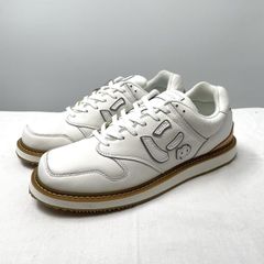 中古】SANGACIO にゅ～ずCREPE ホワイト/ブラウン 27cm スニーカー