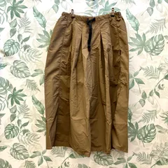 GR1422 GRAMICCI グラミチ　ナイロン100% ワイドパンツ L ブラウン