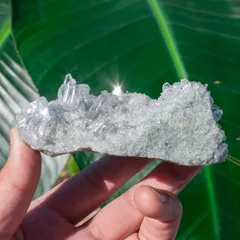 【一点物】 ヒマラヤ水晶原石 【192g】クラスター・透明・レインボー / クリスタル ヒマラヤ産 原石 天然石 一点物