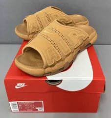 NIKE ナイキ AIR MORE UPTEMPO SLIDE 28cm ブラウン FZ3113-200 エア モア アップテンポ 箱付き
