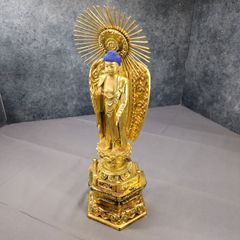 阿弥陀如来 木彫り金彩42.5 阿弥陀如来 木彫り金彩42.5 阿弥陀如来