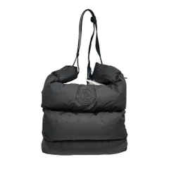 【名東】モンクレール LEGERE TOTE LARGE トートバッグ ショルダー ブラック レディース メンズ その他