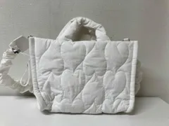 FURFUR ファーファー ハートキルティングバッグ ホワイト2way ハンドバック ショルダーバッグ 