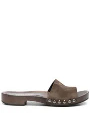 MIU MIU スエードレザーサンダル 送料無料