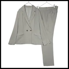 グリーンレーベルリラクジング　green label relaxing　ユナイテッドアローズ　セットアップ　2B　ダブル　テーパードパンツ　スーツ　入学式　卒業式