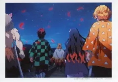 【中古】キャラカード 集合(後ろ姿) 「テレビアニメ 鬼滅の刃 無限列車編×ufotable Cafe×マチ★アソビCAFE EDランダムブロマイド」