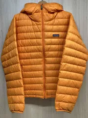 Patagonia パタゴニア 84700SP12 DOWN SWEATER FULL-ZIP HOODY ダウン フルジップ フード付き ダウンジャケット メンズ 蛍光色 オレンジ系 