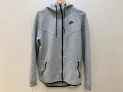 NIKE ナイキ TECH FLEECE WINDRUNNER テックフリース ウィンドランナー フーディ パーカー L グレー 綿 ポリエステル 中国製 545279-033