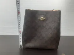 【2614N16】コーチ（COACH）スモール タウン バケット バッグ シグネチャー キャンバス